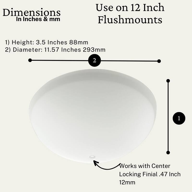 Glass Replacement for Ceiling Fixture - On Sale - Bed Bath & Beyond ...